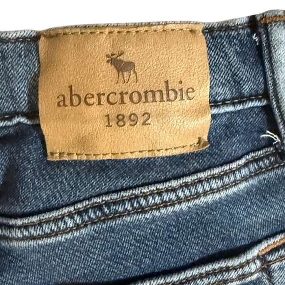 Abercrombie Kids Skinny Jeans Distressed Blue Denim‎ Size 11 12 - Picture 4 of 10